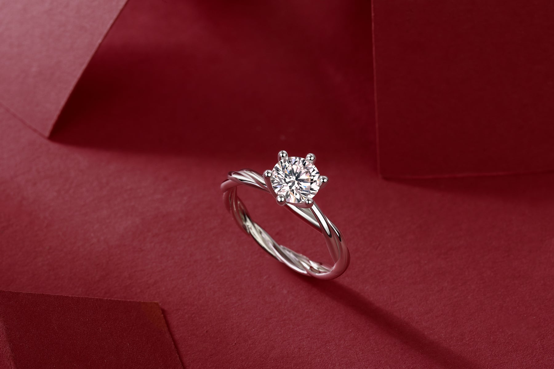 Thorns Vine Man - Set With Top-quality Moissanite S925 Silver And Platinum-plated Diamond Wedding Ring. The Ring Can Be Inspected With A Diamond Pen