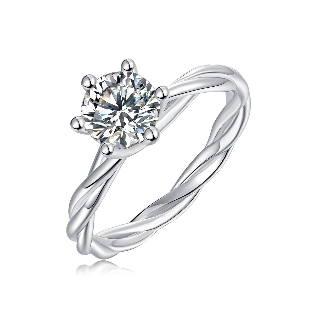 Thorns Vine Man - Set With Top-quality Moissanite S925 Silver And Platinum-plated Diamond Wedding Ring. The Ring Can Be Inspected With A Diamond Pen