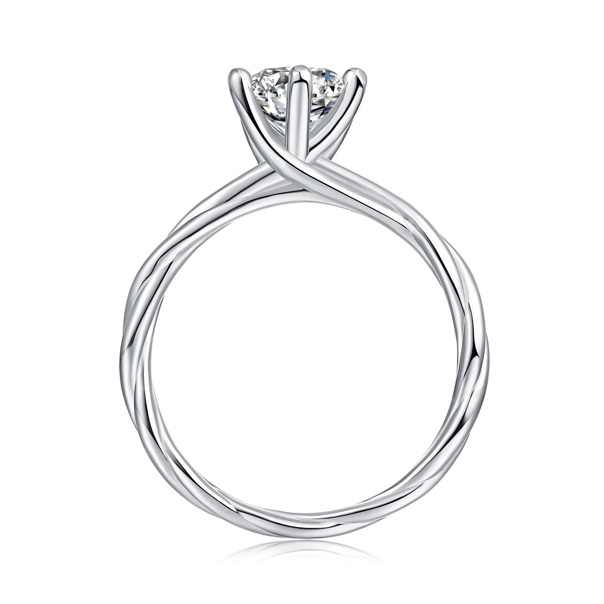 Thorns Vine Man - Set With Top-quality Moissanite S925 Silver And Platinum-plated Diamond Wedding Ring. The Ring Can Be Inspected With A Diamond Pen