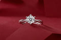 Thorns Vine Man - Set With Top-quality Moissanite S925 Silver And Platinum-plated Diamond Wedding Ring. The Ring Can Be Inspected With A Diamond Pen