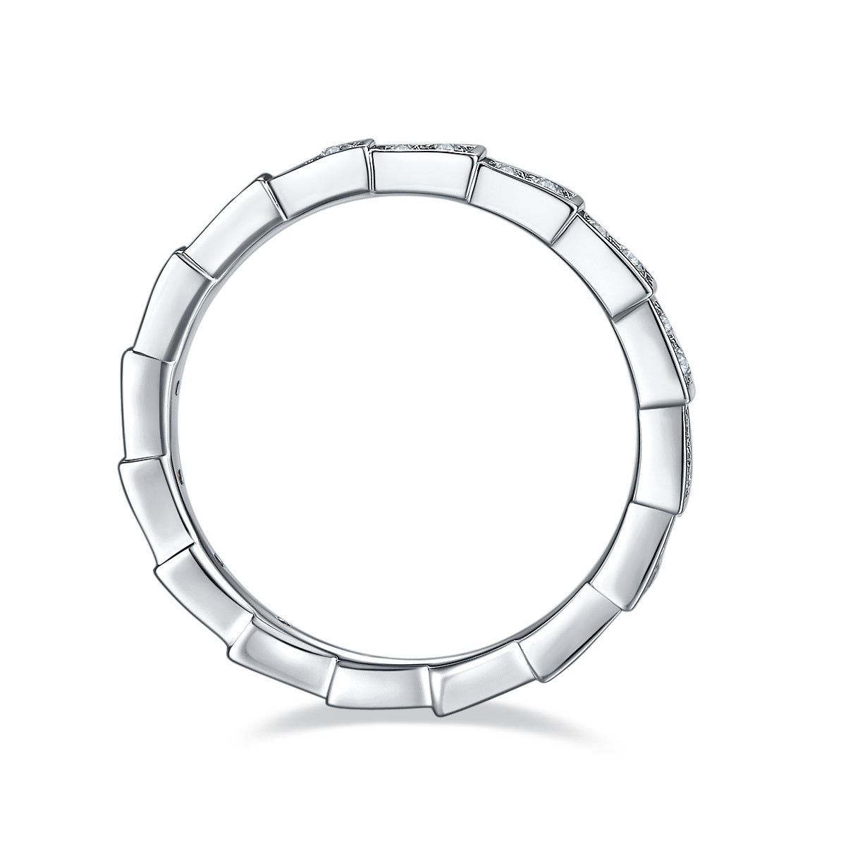 The Snake Mark Ring - Calm structure. Inner strength. Lasting light.