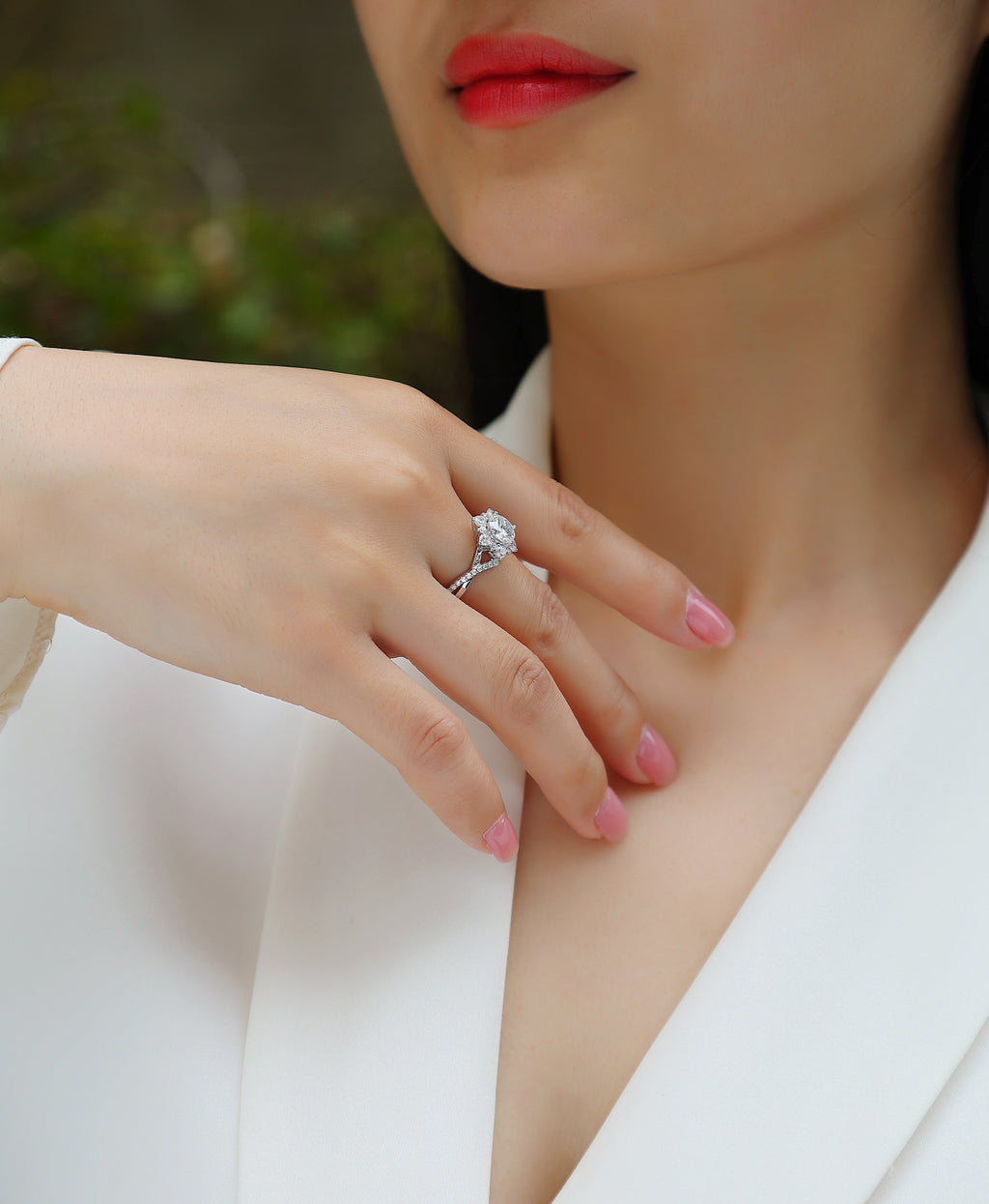 Hidden Poetry Ring - Light, held with quiet intention.